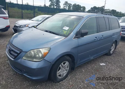 2005 Honda Odyssey Ex-L из США, поврежденный, VIN 5FNRL38645B026750